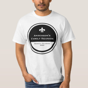 customisable family reunion fleur de lis T-Shirt
