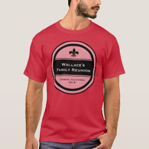 customisable family reunion fleur de lis T-Shirt