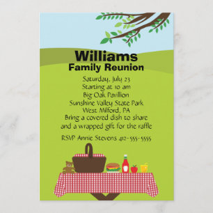 Customisable Family Reunion Invitation
