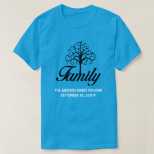 Customisable family reunion tree T-Shirt
