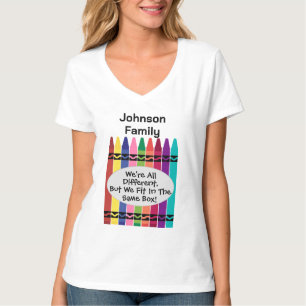Customisable Family Reunion Womens V-Neck T-Shirt