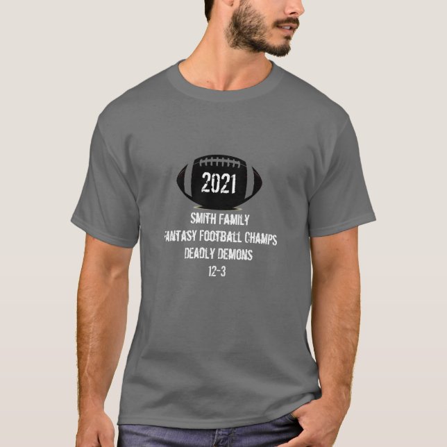 Customisable Fantasy Football t-shirt (Front)