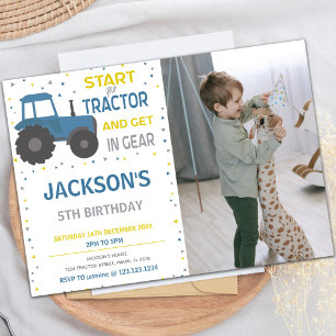 Customisable Farm Party Invitations for Kids