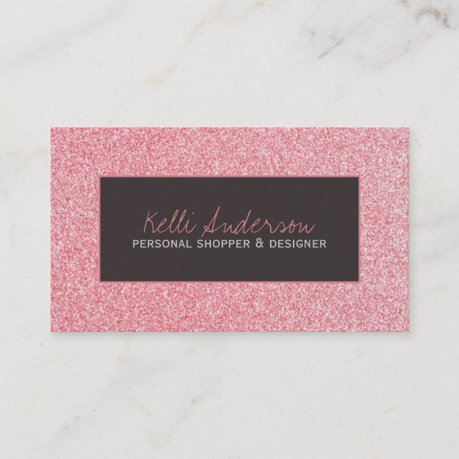 Customisable Fashion Consultant Business Cards (Front)