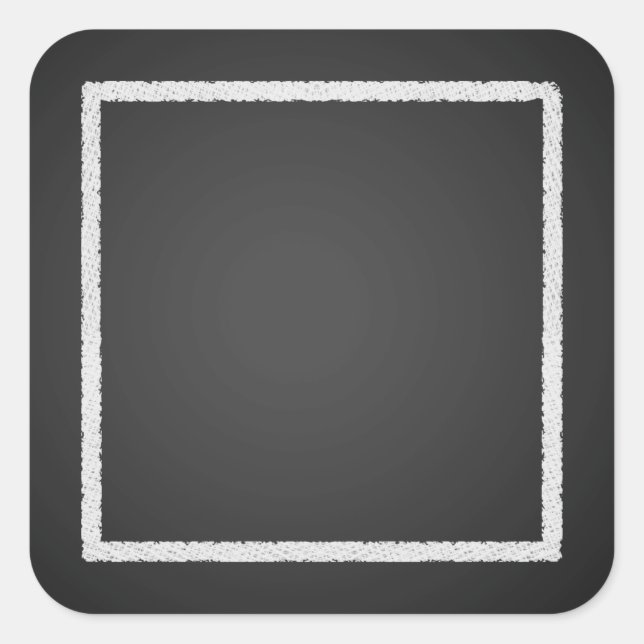 Customisable Faux Chalkboard Stickers (Front)