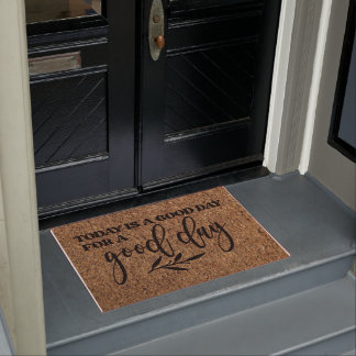 Customisable Faux Coir Positive Affirmation Doormat