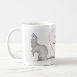 Customisable Ferret Mug - Dimitri - Warm the Heart