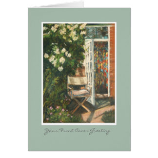 Customisable Fine Art Card - Seat in the Sun