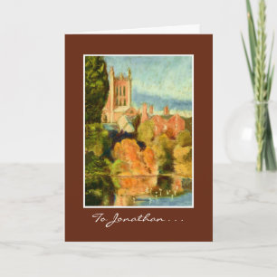Customisable Fine Art Greeting Card, Cathedral Card