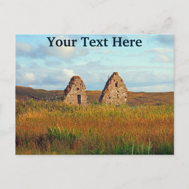 Customisable Finlaggan, Scotland Postcard (Front)