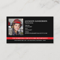 Customisable Fire Department Firefighter Photo