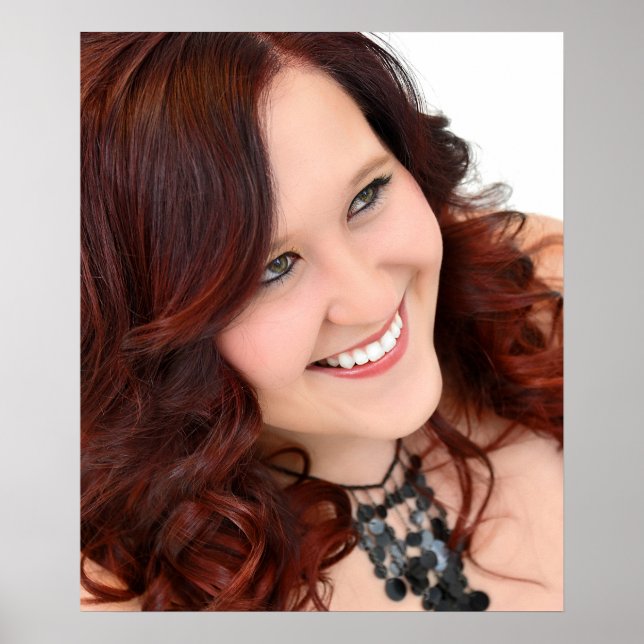 Customisable Fire Ombre' Salon Poster (Front)