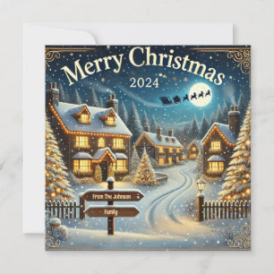 Customisable Flat Holiday Card