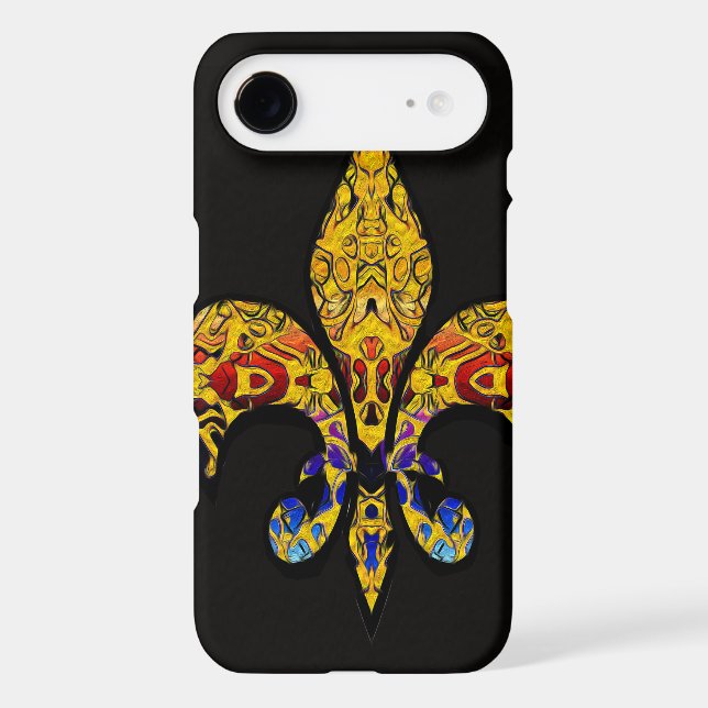 customisable Fleur-de-Lis Case-Mate iPhone Case (Back)