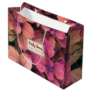 Customisable Floral Gift Bag