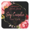 Customisable Floral Soy Candle Label