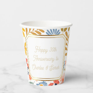 Customisable floral "special. Occasion" Paper Cups