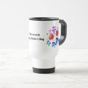 Customisable Floral Travel Mug