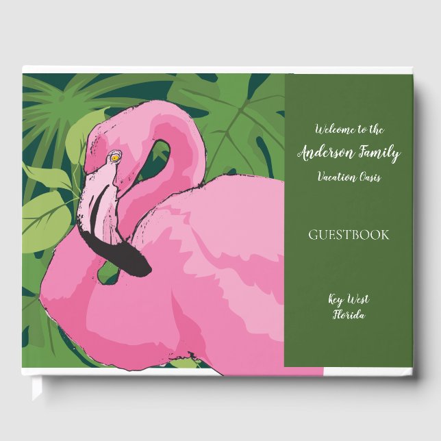 Customisable Florida Home Guestbook (Front)