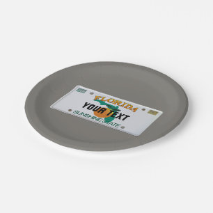 (Customisable) Florida License Plate