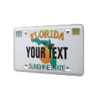 (Customisable) Florida License Plate