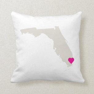 Customisable Florida State Love Reversible Pillow
