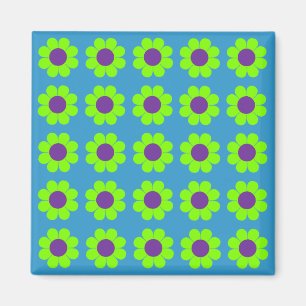 Customisable Flower Power Magnet