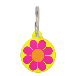 Customisable Flower Power Pet Tag
