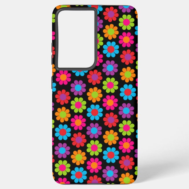 Customisable Flower Power Samsung Galaxy S21+ Case (Back)