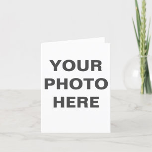 Customisable Folded Holiday Card