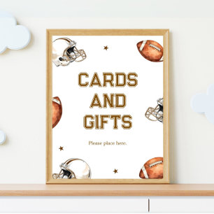 Customisable Football Birthday Party Sign