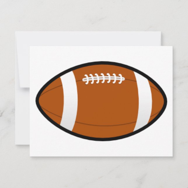 Customisable Football Invitations (Front)
