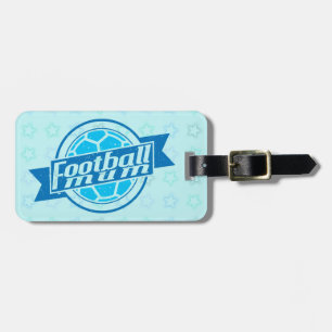 Customisable Football Mum Luggage Tag, Soccer Tag