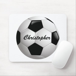 Customisable Football Soccer Ball Mouse Mat