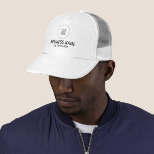 Customisable For Him & Her White Sports Baseball Trucker Hat