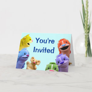 Customisable Forest Fables Invitation