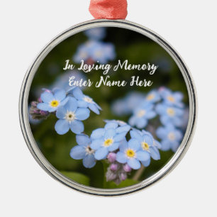 Customisable Forget-me-not ornaments