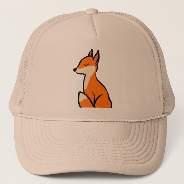 Customisable Fox Trucker Hat (Front)