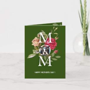 Customisable French Bulldog Mother's Day Card
