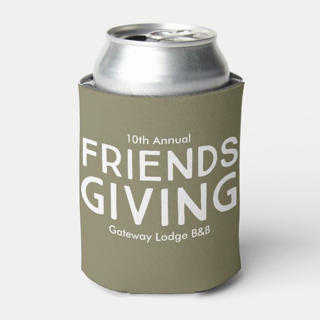 Customisable Friendsgiving Can Cooler (Can Front)