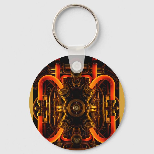 Customisable Frisbee – Fun Outdoor Game for All Ag Key Ring (Front)