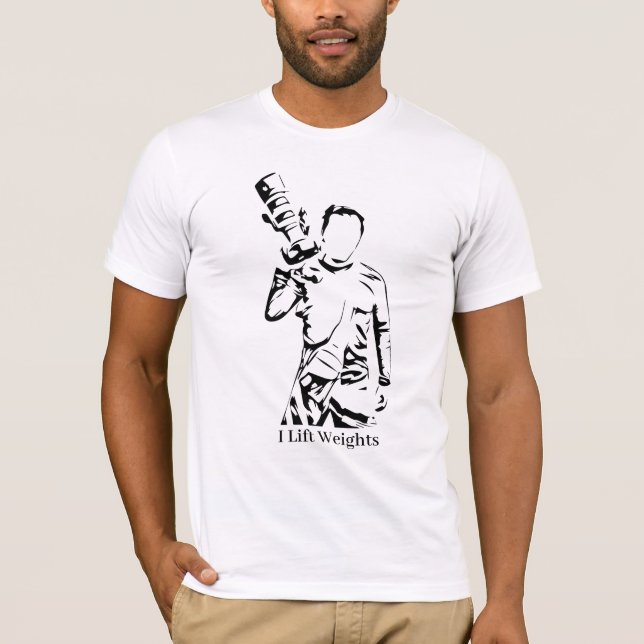 Customisable Front & Back Pro Photographer T-Shirt (Front)