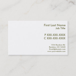 Customisable fruit vegetable medley business cards