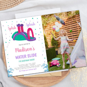 Customisable Fun Pool Party Invitations for Kids