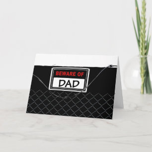 Customisable Funny Cute Unique Father's Day Card