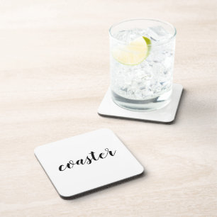 Customisable Funny Literal Word Coaster