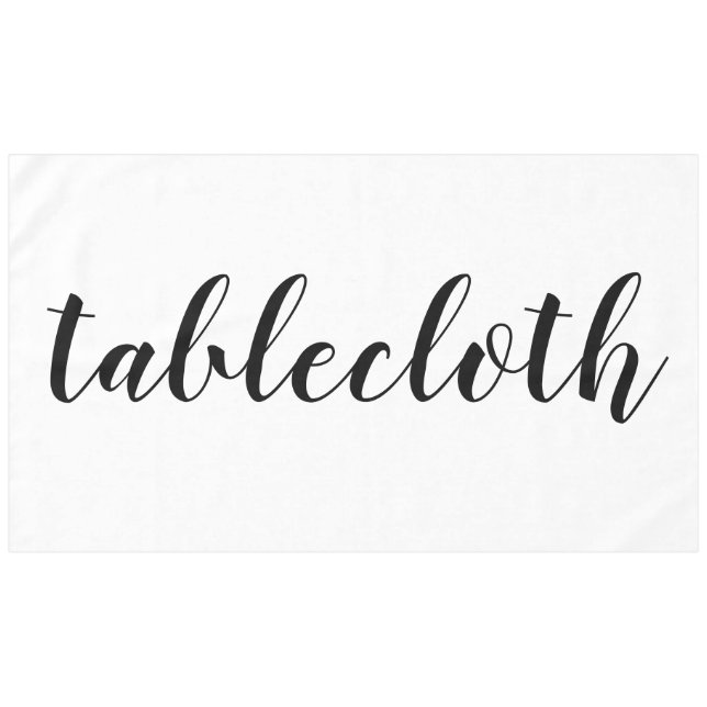 Customisable Funny Literal Word Tablecloth (Front (Horizontal))