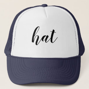 Customisable Funny Literal Word Trucker Hat