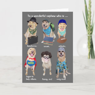 Customisable Funny Male Relative Card