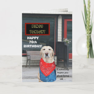 Customisable Funny Old-Timer Dog Card
